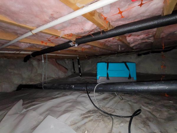 Crawl Space Water Remediation in San Rafael
